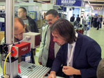 Junwex Москва 2013. МиниМаркер 2 - лазерный станок  для качественной гравировки ювелирных изделий.