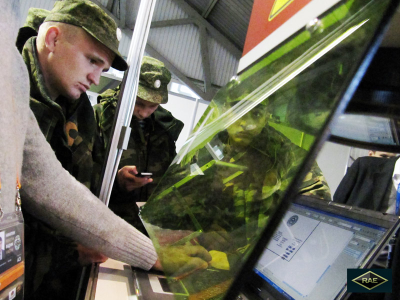 Лазерный маркер МиниМаркер на выставке Russia Arms Expo